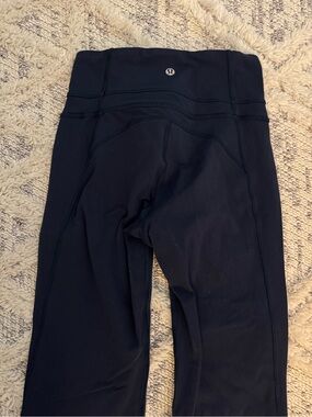 lululemon athletica Women's Navy Blue Leggings Flared (4)
